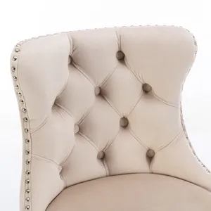 Swivel Velvet Barstools Adjusatble Seat Height From 25-33\", Modern Upholstered Chrome Base Bar Stoo