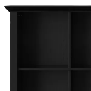 Acadian - 8 Cube Storage Sofa Table - Black