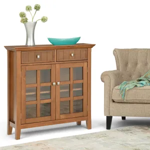 Acadian - Entryway Storage Cabinet - Light Golden Brown