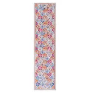 2\'6\'\'X10\' Area Rug, Washable Rug, Low-Pile, Non-Slip, Non-Shedding, Foldable, Kid & Pet Friendly