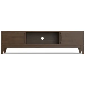 Harper - 72\" Low TV Media Stand - Walnut Brown
