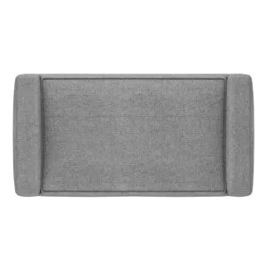 Scott - Small Ottoman Bench - Pewter Grey