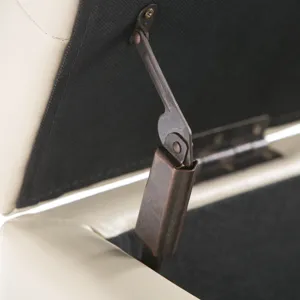 Cosmopolitan - Storage Ottoman - Satin Cream