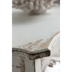 Saison Slimline Console Table, For Hallway Living Room Bedroom - Whitewash