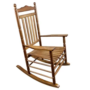 Balcony Porch Adult Rocking Chair - Oak
