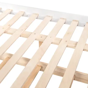 Full Over Full Bunk Bed With Twin Size Trundle - White