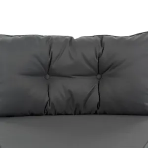 8 Pieces Outdoor Wicker Round Sofa Set, Half-Moon Sectional Sets All Weather, Curved Sofa Set With R