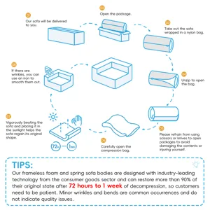 Modular Sectional Living Room Sofa Set, Modern Minimalist Style Couch, Upholstered Sleeper Sofa For 