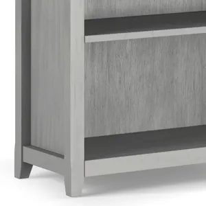 Amherst - 5 Shelf Bookcase - Fog Grey