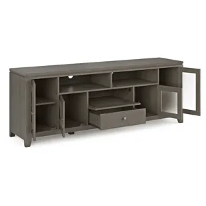 Cosmopolitan - 72\" Wide TV Media Stand - Farmhouse Grey