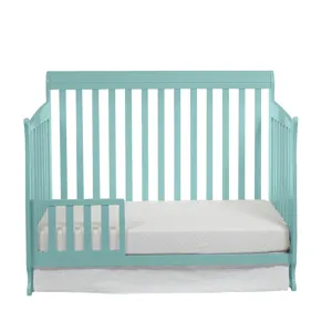 Riley - 4-in-1 Convertible Crib - Turquoise