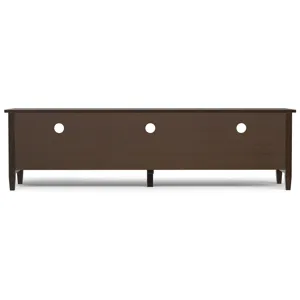 Warm Shaker Warm - Shaker 72\" Low TV Media Stand - Tobacco Brown