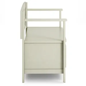 Amherst - Entryway Storage Bench - Antique White
