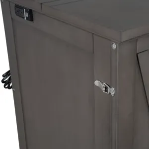 Full Solid Pine Murphy Bed Chest Cube Cabinet Bed With Charging Station And Large Storage Drawer For