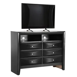 Marilla - G1500-TV2 Media Chest - Black