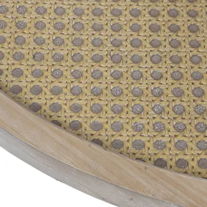 Round 2 Tiered Side Tabel, Natural End Tabel For Lving Room Bedroom Entryway - Brown