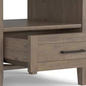 Ela - End Table - Smoky Brown