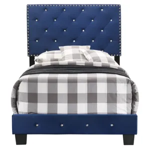Suffolk - G1405-TB-UP Twin Bed - Navy Blue