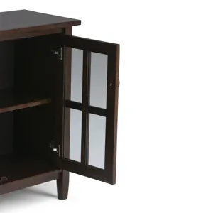 Warm Shaker - Low Storage Cabinet - Tobacco Brown