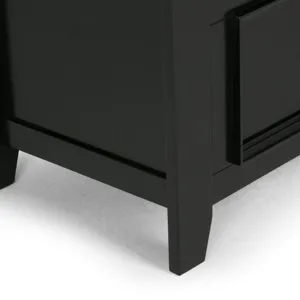 Amherst - Entryway Storage Bench - Black