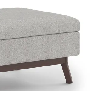 Owen - Coffee Table Storage Ottoman - Cloud Grey