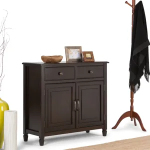 Connaught - Entryway Storage Cabinet - Dark Chestnut Brown