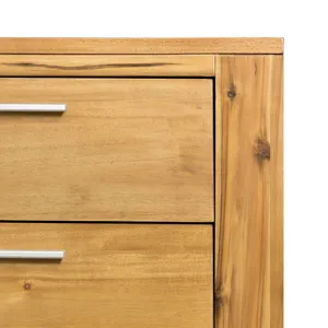 6 Drawer Dresser - Natural Brown