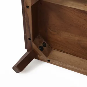 Elegant Design Nightstand - Natural Brown