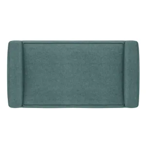 Scott - Small Ottoman Bench - Smoky Teal