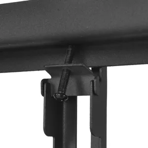 Rustic Brown TV Console With Push-To-Open Storage Cabinet For TV, Wood & Glass TV Stand For Living R