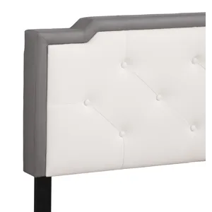 Deb - G1121-Tb-Up Twin Bed - Light Gray And White