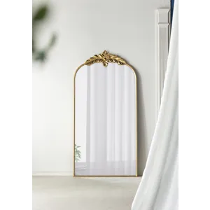 Full Length Mirror, Arched Mirror Hanging Or Leaning Against Wall, Large Mirror For Living Room - Go