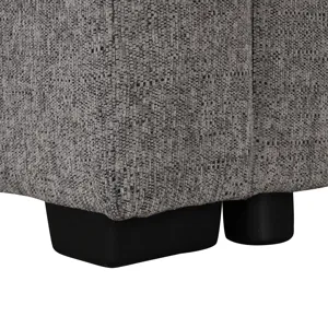 U-Shaped Sectional Sofa Pull Out Sofa Bed With Two USB Ports, Two Power Sockets, Three Back Pillows 