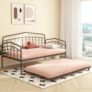 Fox - Twin Daybed With Twin Trundle - Black