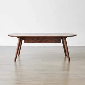 Capsule Centre Low Table With Drawers, Coffee Table - Natural