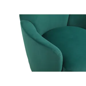 Velvet Swivel Barrel Chair, Swivel Accent Chairs Armchair For Living Room, Reading Chairs For Bedroo