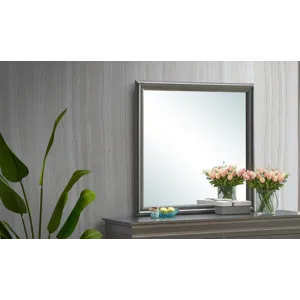 Lorana - G6502-M Mirror - Metalic Black