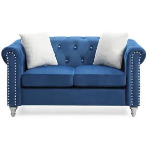 Raisa - G861A-L Loveseat - Navy Blue
