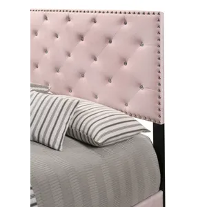 Suffolk - G1406-QB-UP Queen Bed - Pink