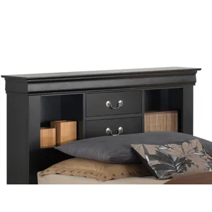 Louis Phillipe - G3150B-TSB Twin Storage Bed - Black