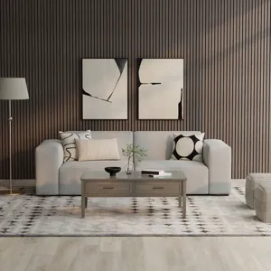 Rex - 2 Seater Sofa - Pale Gray