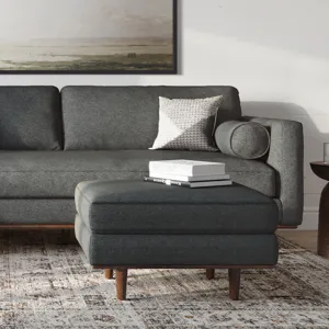 Morrison - Ottoman - Charcoal Grey