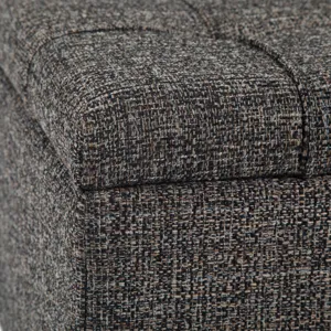 Harrison - Coffee Table Storage Ottoman - Ebony