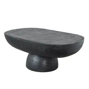 Oval Coffee Table - Black