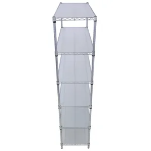 6 Tier 6000Lbs Capacity Nsf Metal Shelf Wire Shelving Unit, Heavy Duty Adjustable Storage Rack With 