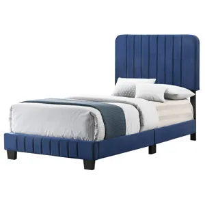Lodi - G0409-TB-UP Twin Bed - Navy Blue