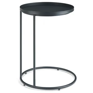 Monet - Metal Side Table - Black
