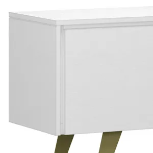 Lowry - TV Media Stand - White