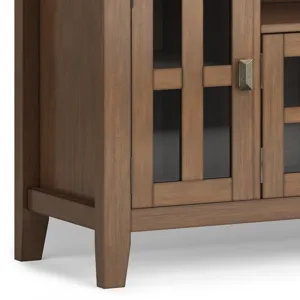 Artisan - 72" TV Media Stand - Rustic Natural Aged Brown