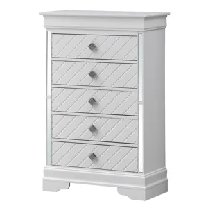 Verona - Stylish Chest - Silver Champagne